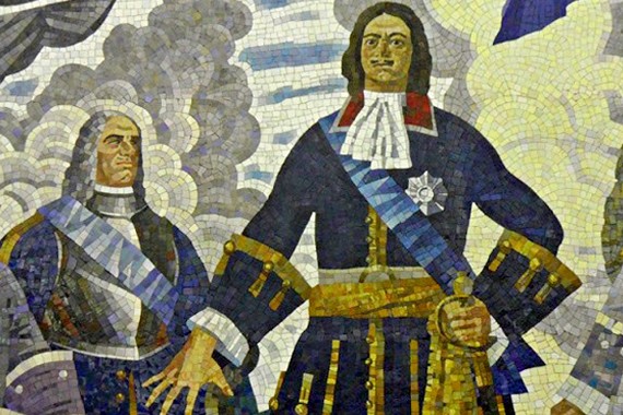 Murale Admiralteyskaya frammento