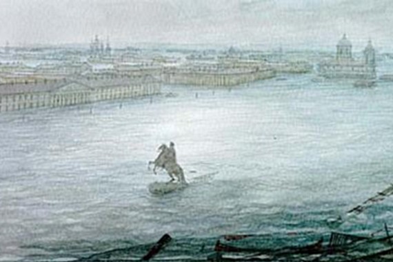 L’alluvione a San Pietroburgo