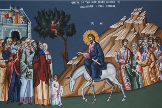 l'ingresso del Signore a Gerusalemme