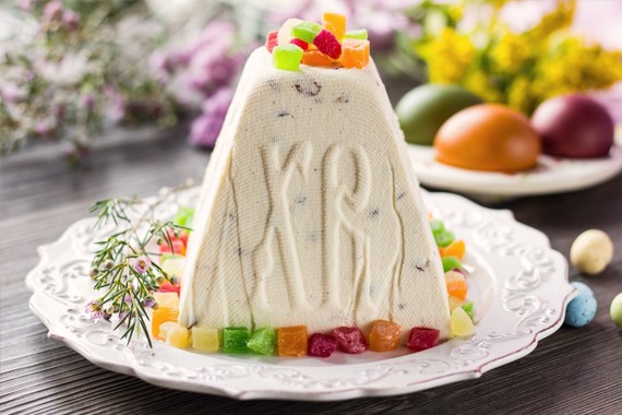 Il dolce chiamato pasqua fatto di tvòrog